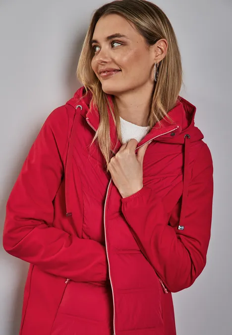 Kurze Softshelljacke strong red