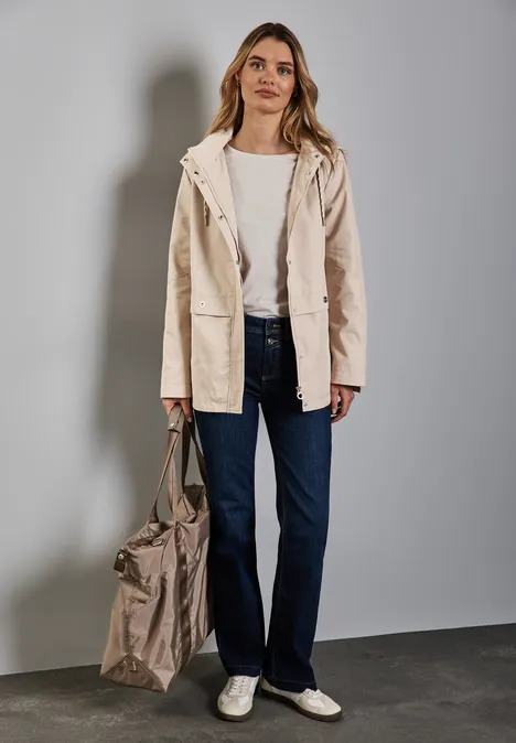 Parka pearly sand