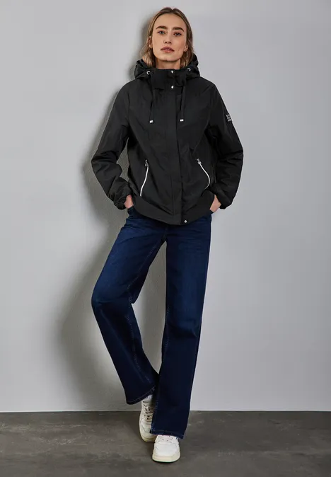 Moderner Windbreaker Black