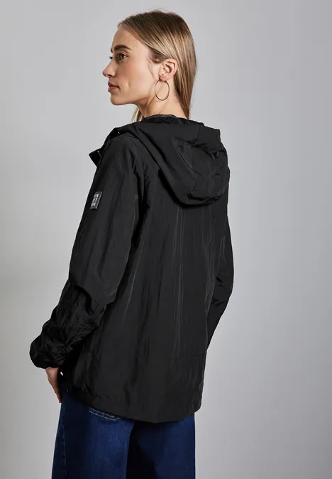 Moderner Windbreaker Black
