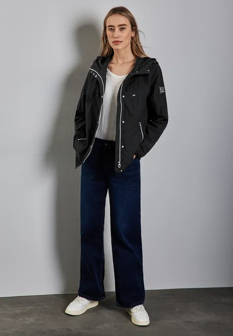 Moderner Windbreaker Black