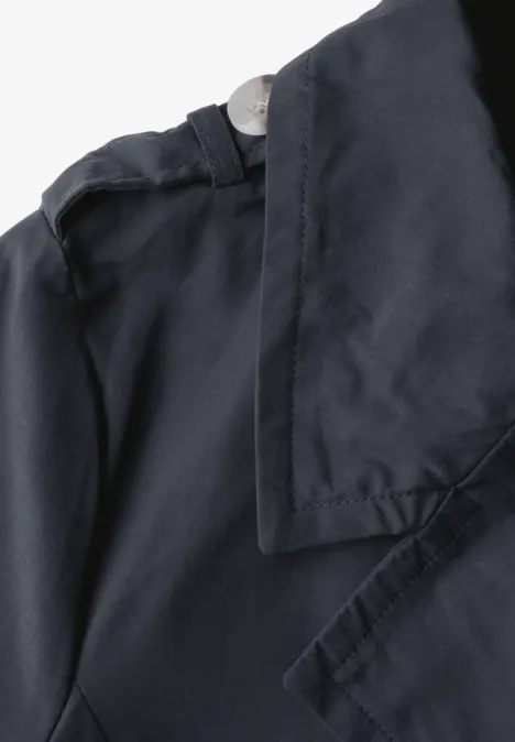 Doppelreihiger Trenchcoat gravity blue