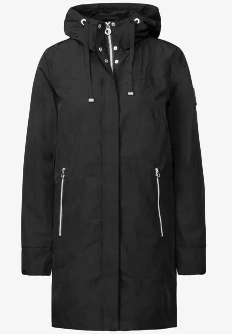 Langer Windbreaker Black