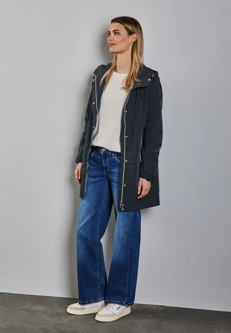 Langer Windbreaker gravity blue