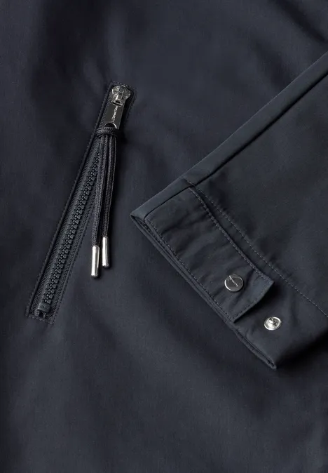 Kurzer Parka gravity blue