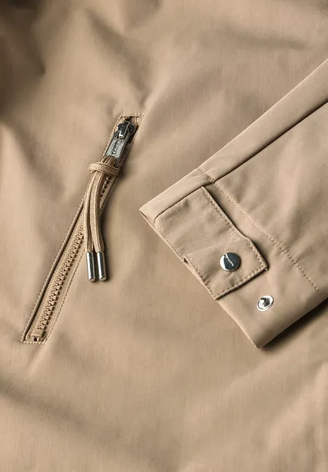 Kurzer Parka desert beige