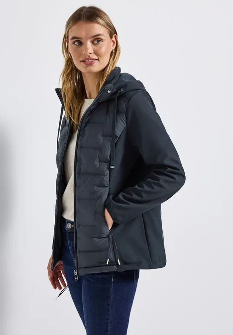 Strukturmix Softshelljacke Obsidian Blue Strukturmix Softshelljacke Obsidian Blue