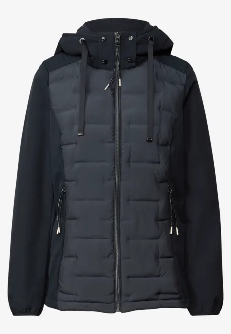 Strukturmix Softshelljacke Obsidian Blue