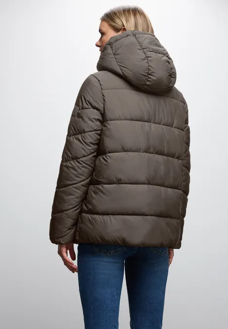 Kurze Steppjacke nomad brown