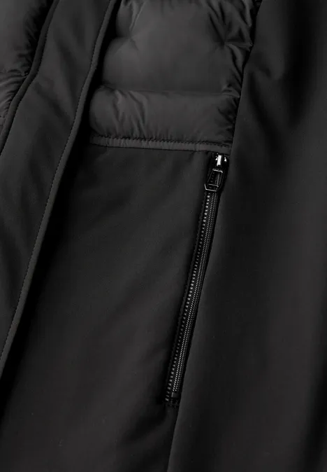 Softshelljacke mit Details Black