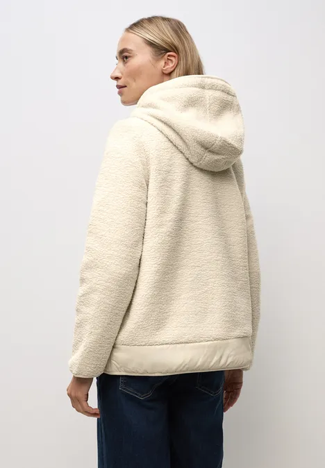 Gefütterte Teddy-Jacke pastel sand