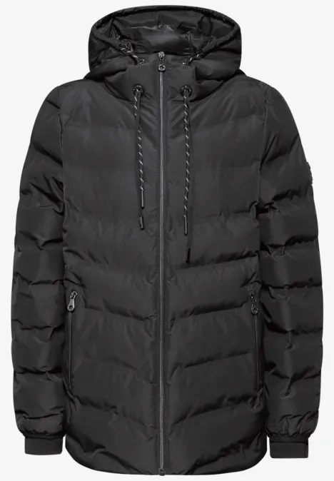 Jasje met gelijmde naden Black Jasje met gelijmde naden Black