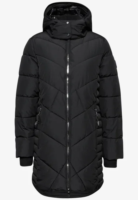 Steppjacke in Midi-Länge Black Steppjacke in Midi-Länge Black