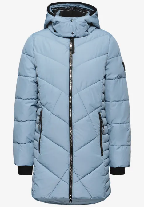 Steppjacke in Midi-Länge sterling blue Steppjacke in Midi-Länge sterling blue