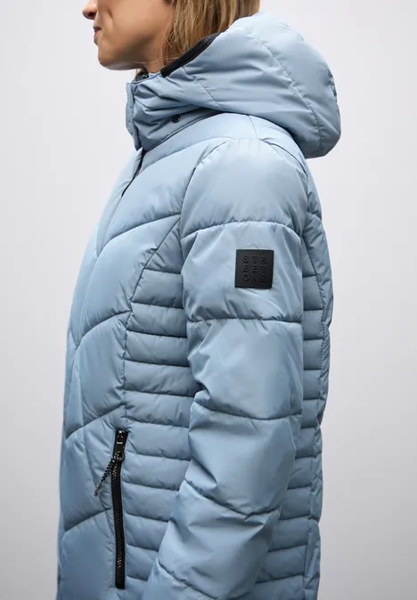 Steppjacke in Midi-Länge sterling blue Steppjacke in Midi-Länge sterling blue
