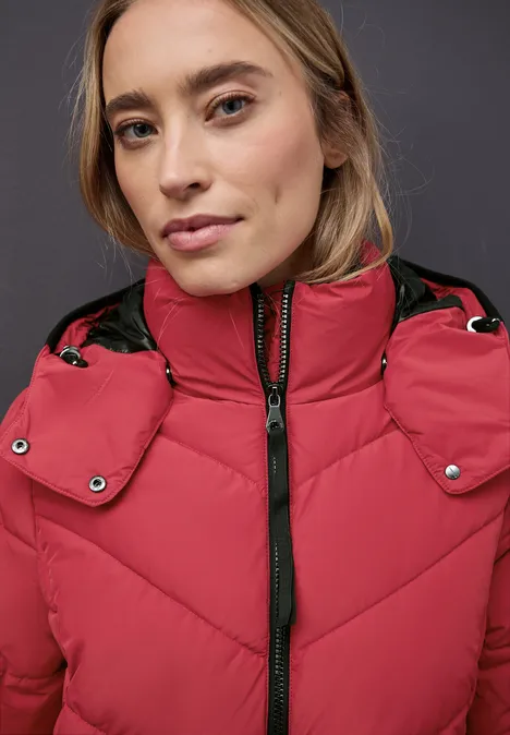 Steppjacke in Midi-Länge carpet red Steppjacke in Midi-Länge carpet red