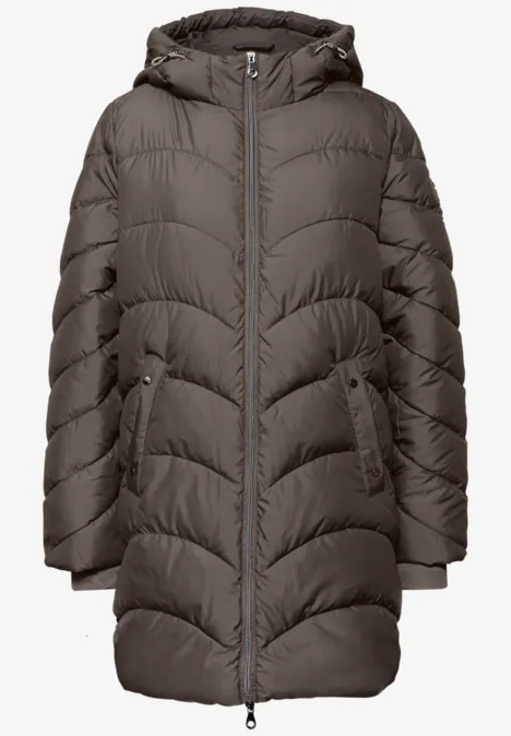 Midi Steppjacke nomad brown