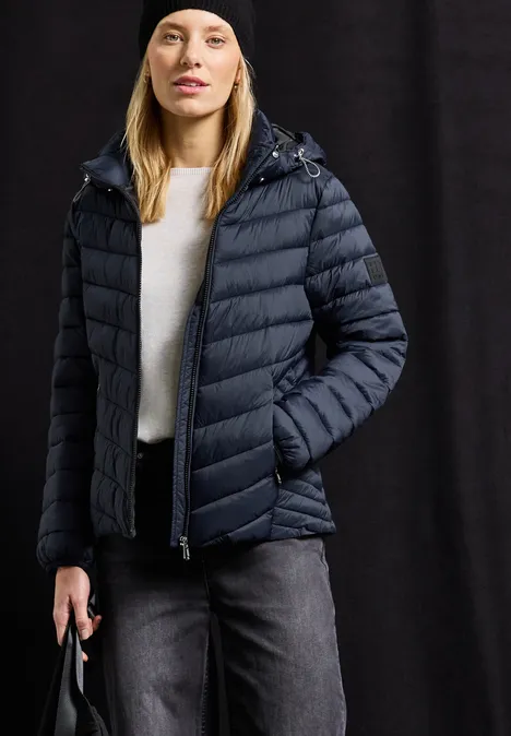 Jacke mit abnehmbarer Kapuze deep blue Jacke mit abnehmbarer Kapuze deep blue