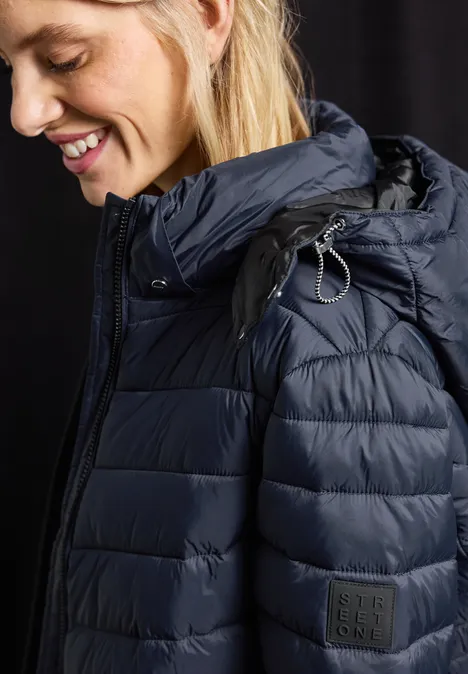 Jacke mit abnehmbarer Kapuze deep blue Jacke mit abnehmbarer Kapuze deep blue
