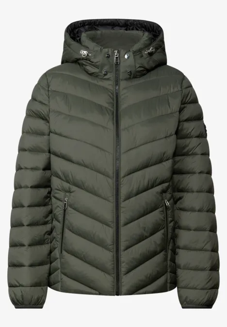 Veste avec capuche amovible cypress green