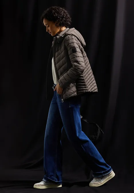 Jacke mit abnehmbarer Kapuze nomad brown
