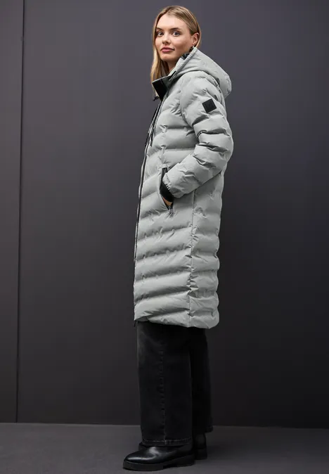 Jacke mit geklebten Nähten Fresh Sage