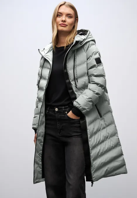 Jacke mit geklebten Nähten Fresh Sage