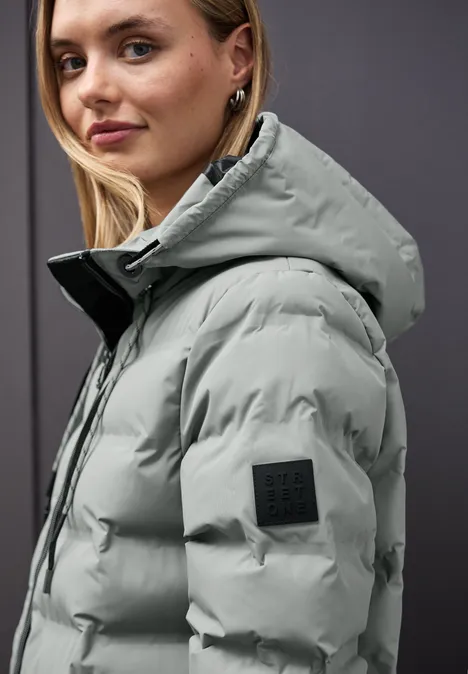 Jacke mit geklebten Nähten Fresh Sage