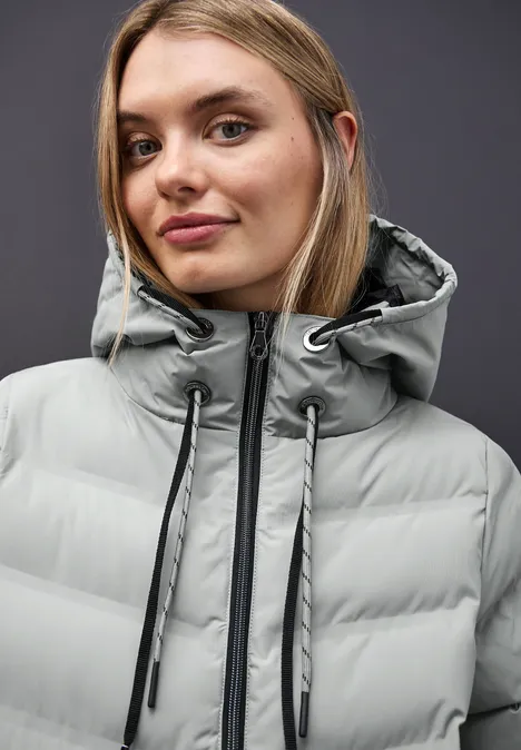 Jacke mit geklebten Nähten Fresh Sage