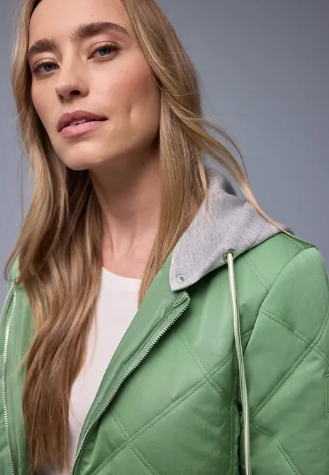 Jacke mit abnehmbarer Kapuze Mint Breeze