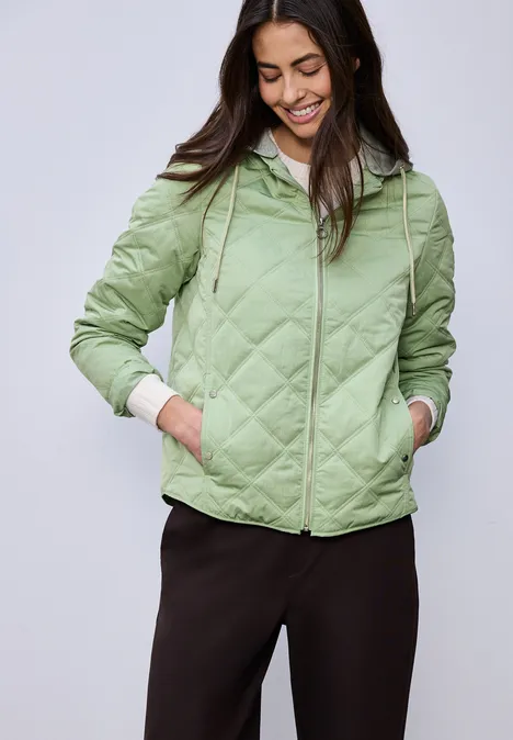 Jacke mit abnehmbarer Kapuze Bright Pistachio