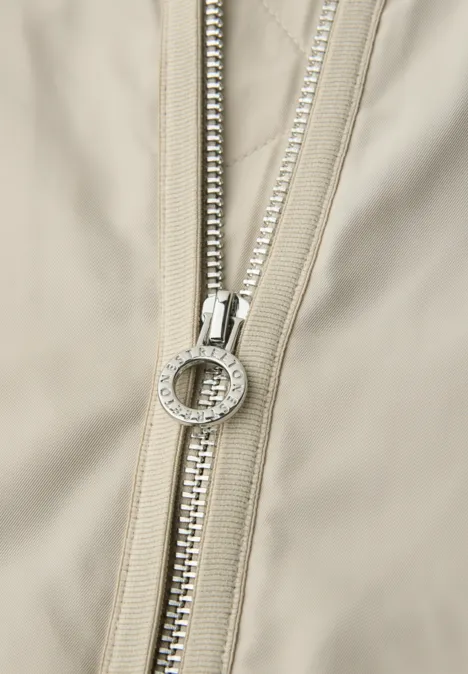 Langer Blouson powder beige