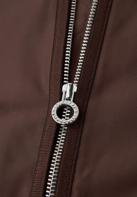 Langer Blouson mahogany brown