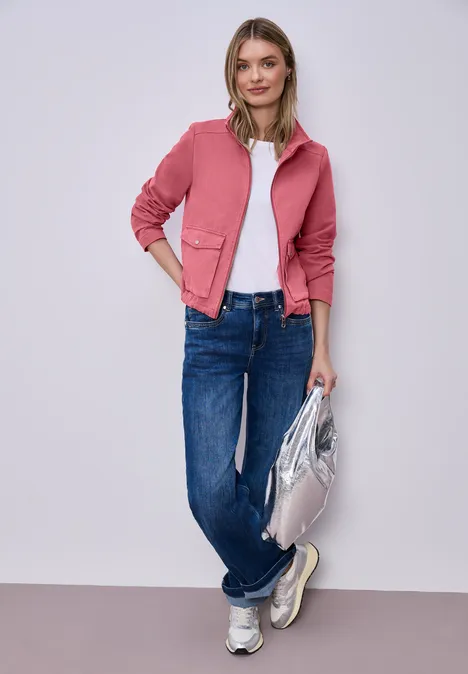 Washed-Look Jacke desert berry