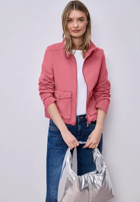 Washed-Look Jacke desert berry