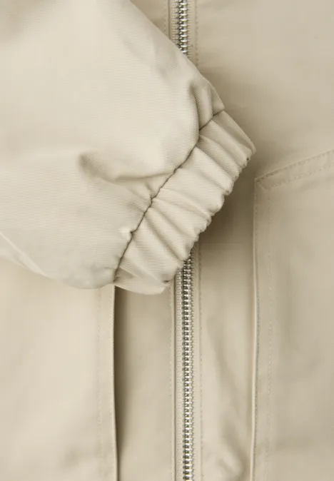 Kurze Jacke powder beige