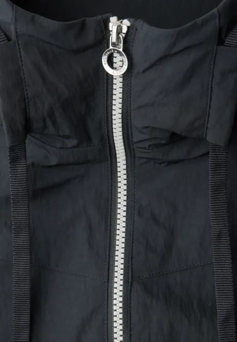 Jacke mit Kapuze und Zipper Skyfall Blue