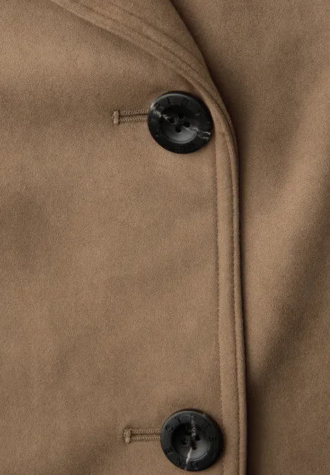 Trenchcoat aus Velours Cinnamon Brown Trenchcoat aus Velours Cinnamon Brown