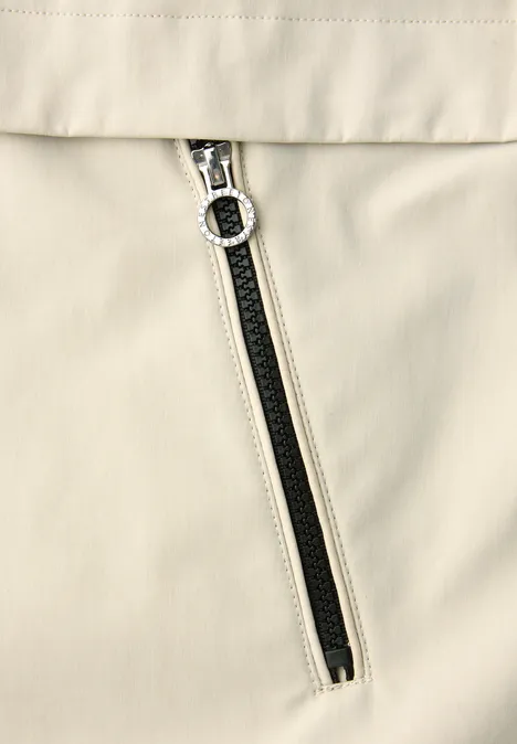 Doubleface parka powder beige