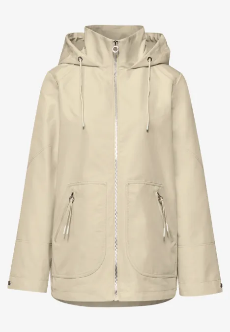 Parka powder beige