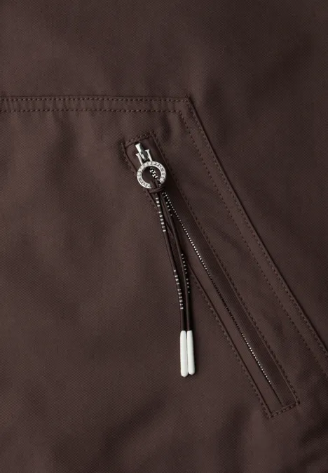 Parka mahogany brown