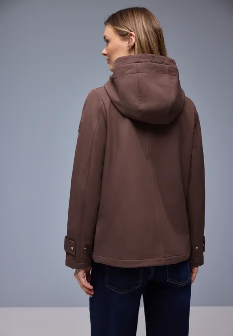 Parka mahogany brown