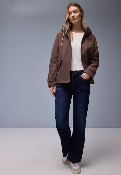 Parka mahogany brown