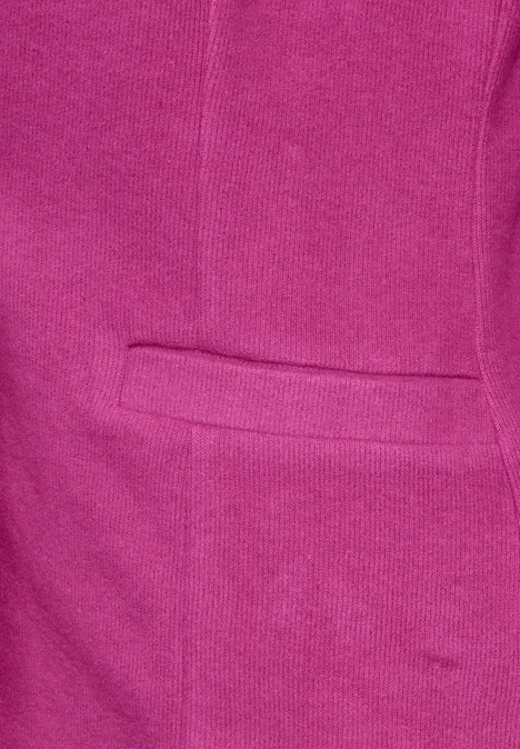 Basic Blazer mit Raffungen royal fuchsia