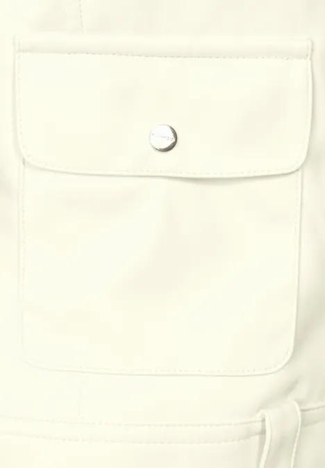 Coole Bikerjacke snow cream