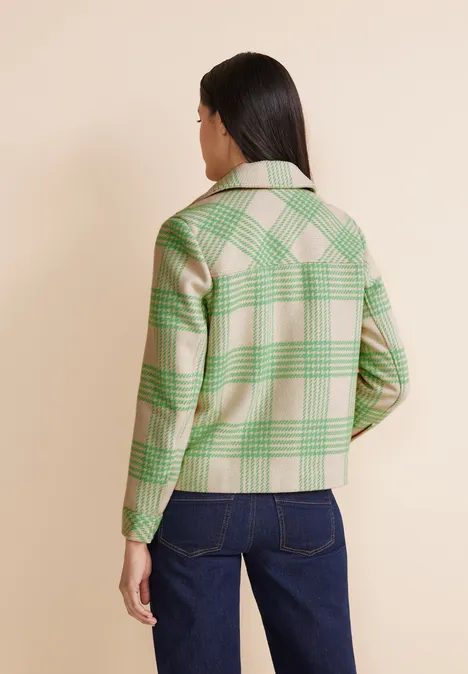 Kurze Karojacke light spring green