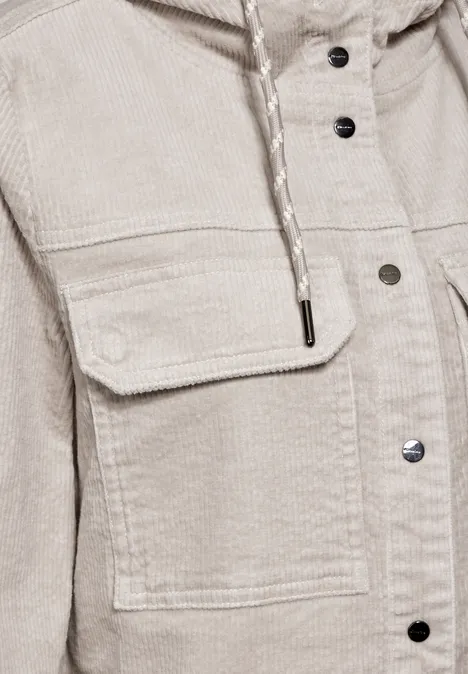 Corduroy jas stone beige Corduroy jas stone beige
