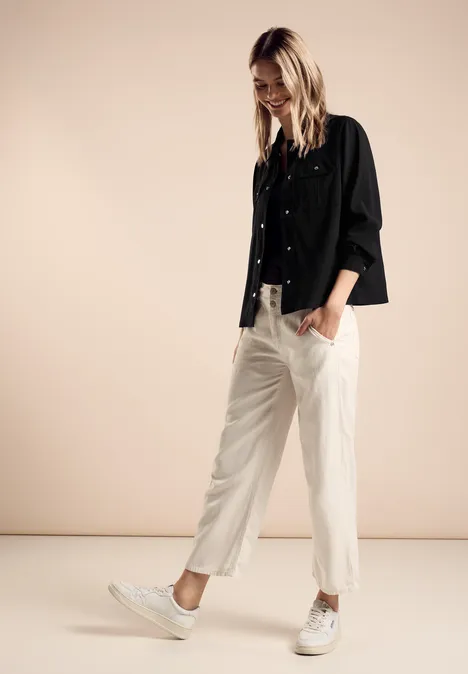 Blouson mit Brusttaschen Black
