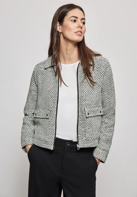 Veste en bouclette Black