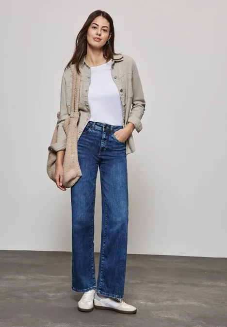 Survêtement en denim smooth beige washed